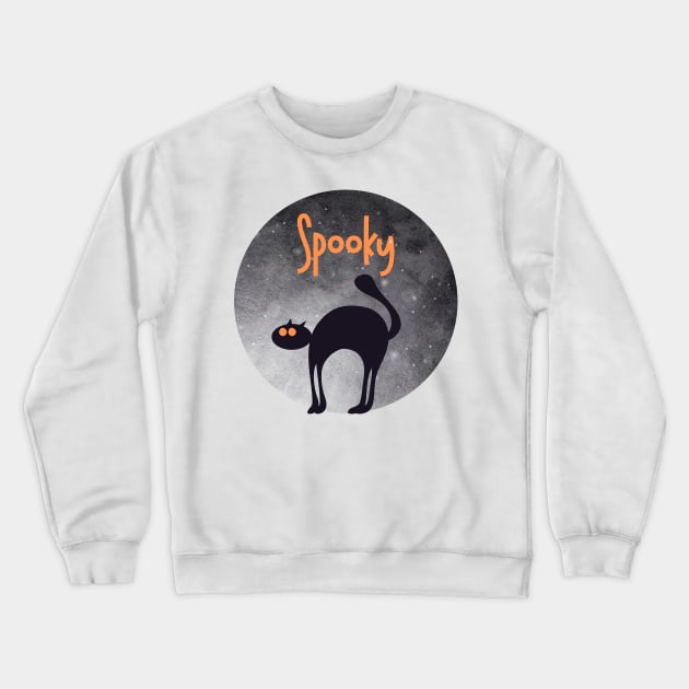 Spooky Crewneck Sweatshirt by JanesCreations